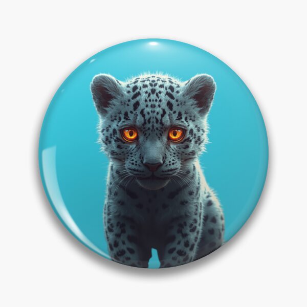 Item preview, Cute and Spooky White Leopard Halloween Artwork – Realistic Fantasy Animal Illustration designed and sold by PixelVibe782.