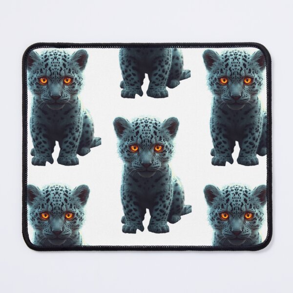Item preview, Cute and Spooky White Leopard Halloween Artwork – Realistic Fantasy Animal Illustration designed and sold by PixelVibe782.