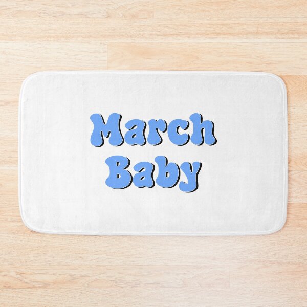 Item preview, March Baby | Born in March Typography Design designed and sold by designsoftinaa.