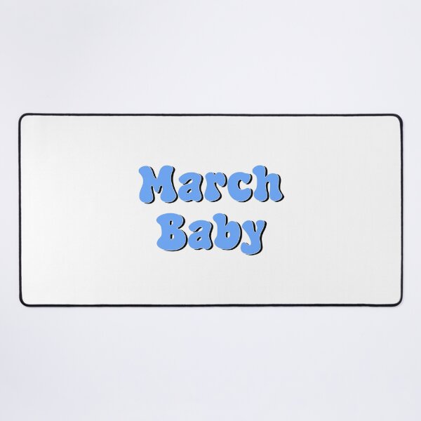 Item preview, March Baby | Born in March Typography Design designed and sold by designsoftinaa.