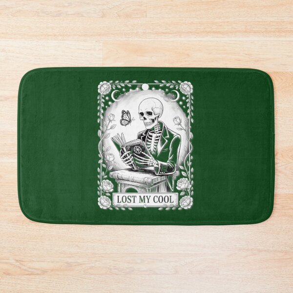 Item preview, Skeleton Reading Book Gothic Art designed and sold by Stephanie Sanchez.