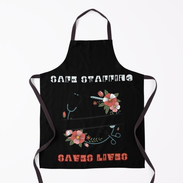 Item preview, Safe Staffing Saves Lives – Medical and Floral Art designed and sold by WonderMix.