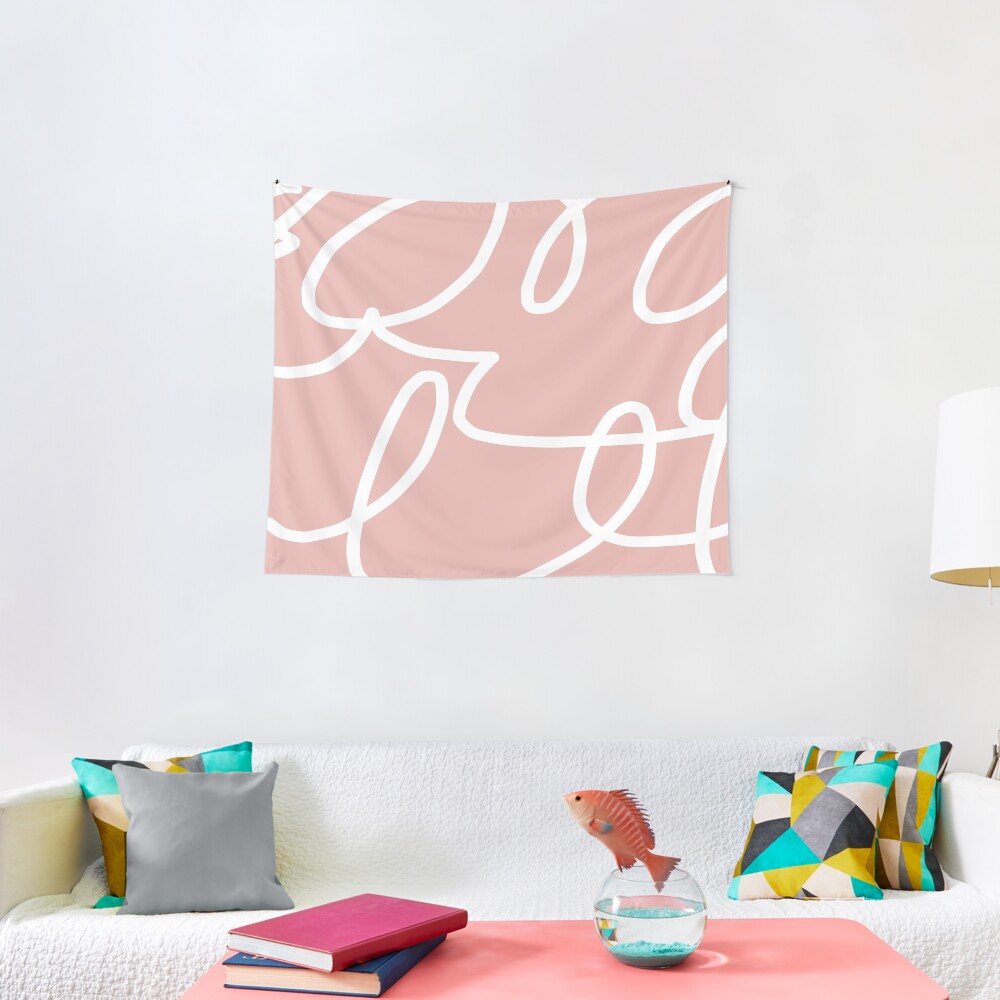 Paint Rose Charm II Tapestry