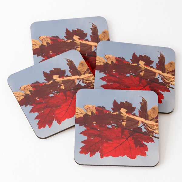 Item preview, Cheerful Red Canadian Maple Leaves in the Fall designed and sold by Georgia Mizuleva.