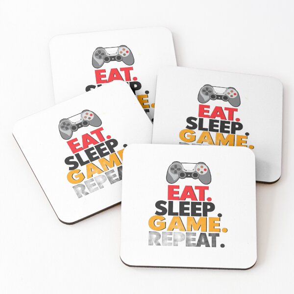 Item preview, Eat Sleep Game Repeat designed and sold by Yuninabil01.