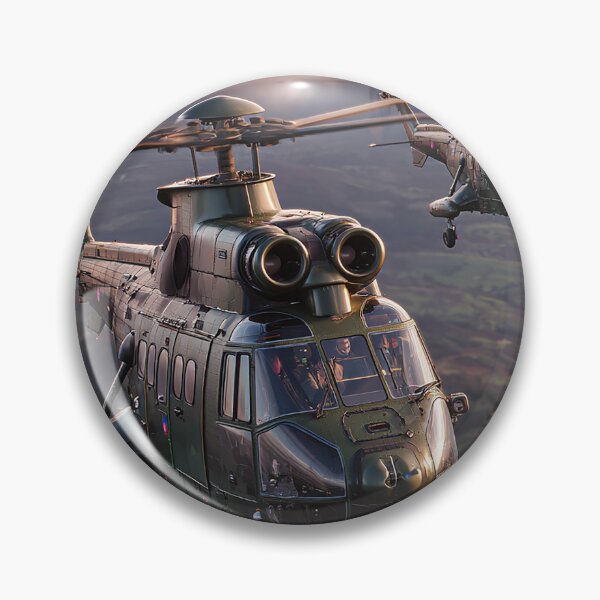 Item preview, Twin Pumas Over the Moor designed and sold by Skyframe Aviation.