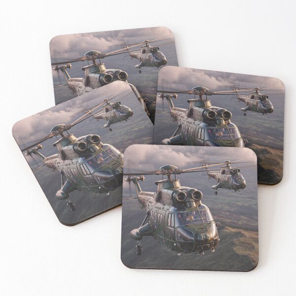 Item preview, Twin Pumas Over the Moor designed and sold by Skyframe Aviation.