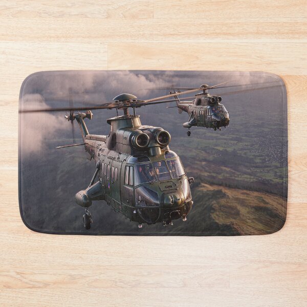 Item preview, Twin Pumas Over the Moor designed and sold by Skyframe Aviation.