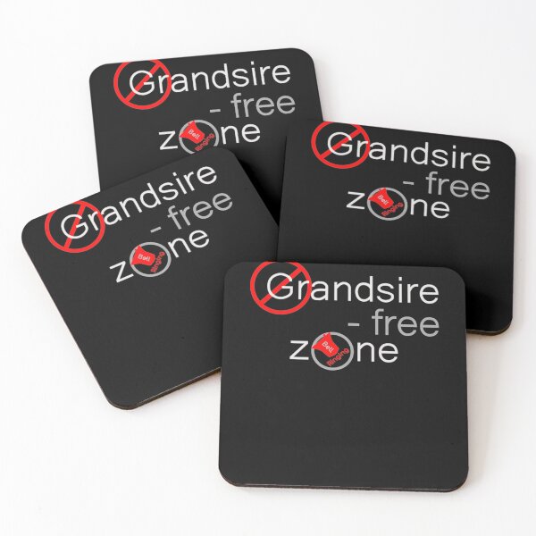 Item preview,  Bell Ringing - Grandsire-Free Zone - White Text designed and sold by MaryCStale.
