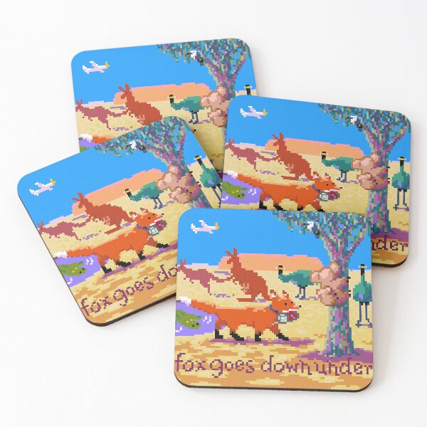Item preview, Fox Goes Down Under designed and sold by Foxloxart.