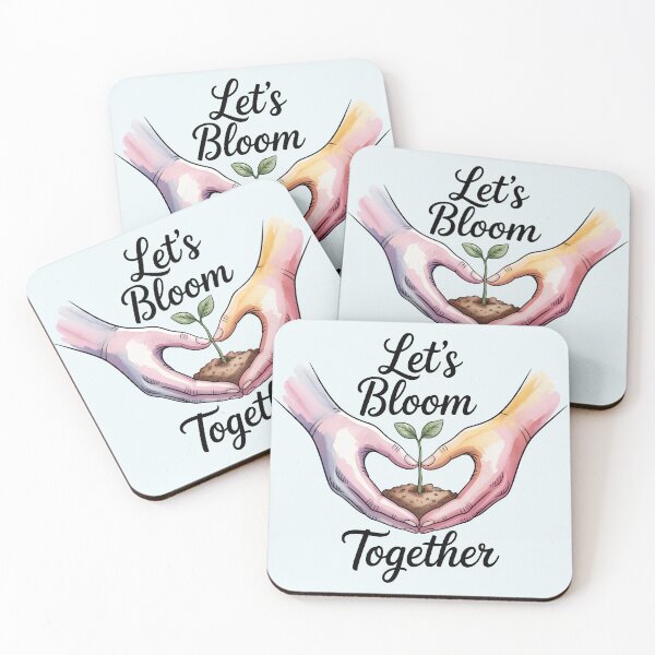 Item preview, Let’s Bloom Together – Positive Spring Design designed and sold by Jollys-ArtShop.