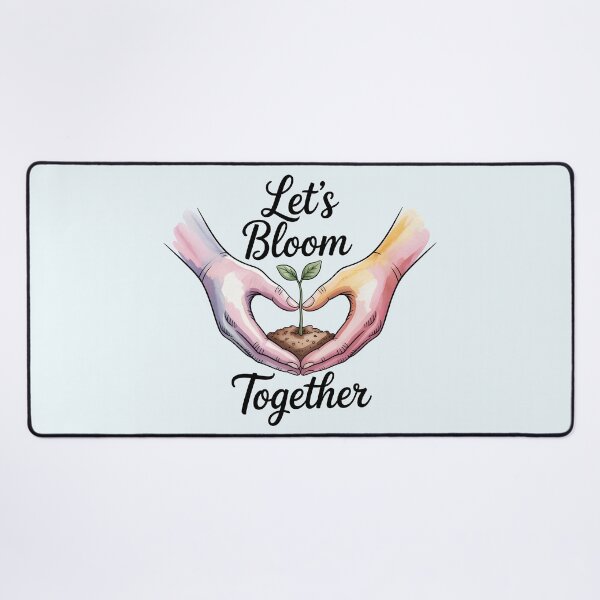 Item preview, Let’s Bloom Together – Positive Spring Design designed and sold by Jollys-ArtShop.