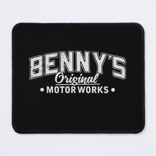 Item preview,  Benny's Original Motorworks White Weathered Logo Design From Los Santos San Andreas designed and sold by MaryCStale.