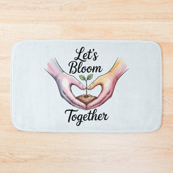Item preview, Let’s Bloom Together – Positive Spring Design designed and sold by Jollys-ArtShop.