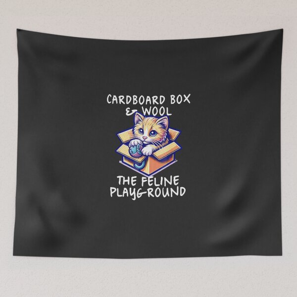 Item preview, Cardboard-Box-And-Wool-The-Feline-Playground designed and sold by rappadfdeuin.