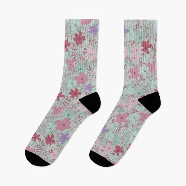 Item preview, Bold Pastel Blossoms – Modern Watercolor Floral Pattern designed and sold by Afraadil001.