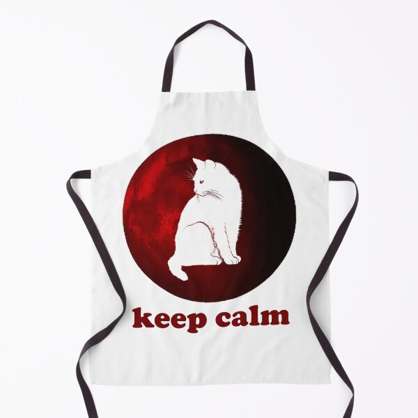 Item preview, A quiet cat under the red moon designed and sold by Ach&Koor.