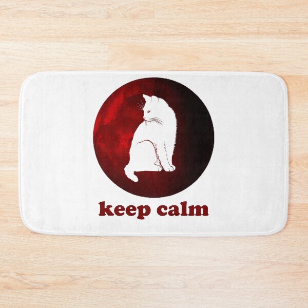 Item preview, A quiet cat under the red moon designed and sold by Ach&Koor.