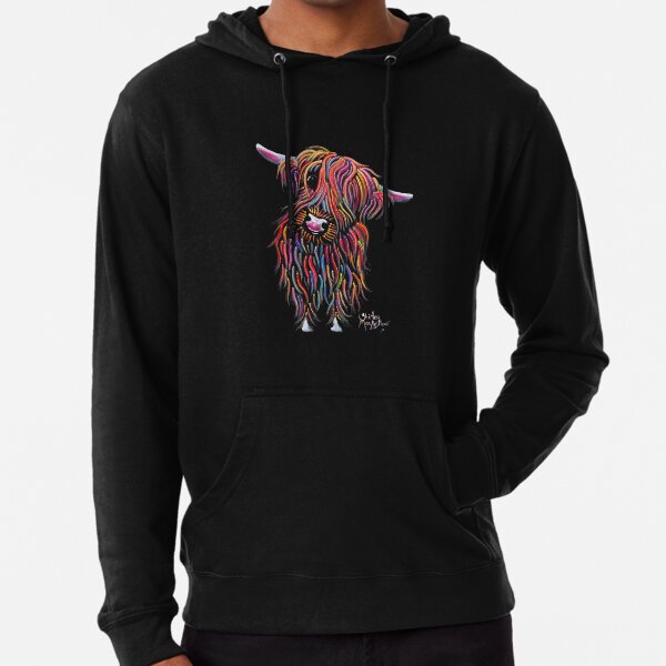 Scottish Highland Cow ' BoLLY ' by Shirley MacArthur Lightweight Hoodie