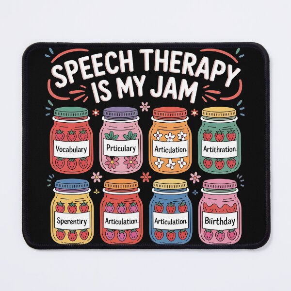 Item preview, Speech Therapy is My Jam SLP Speech Language Pathology designed and sold by BLZART.