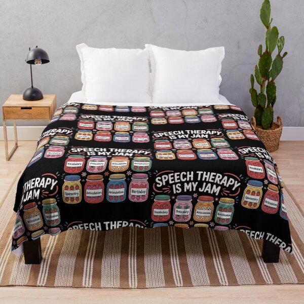Item preview, Speech Therapy is My Jam SLP Speech Language Pathology designed and sold by BLZART.