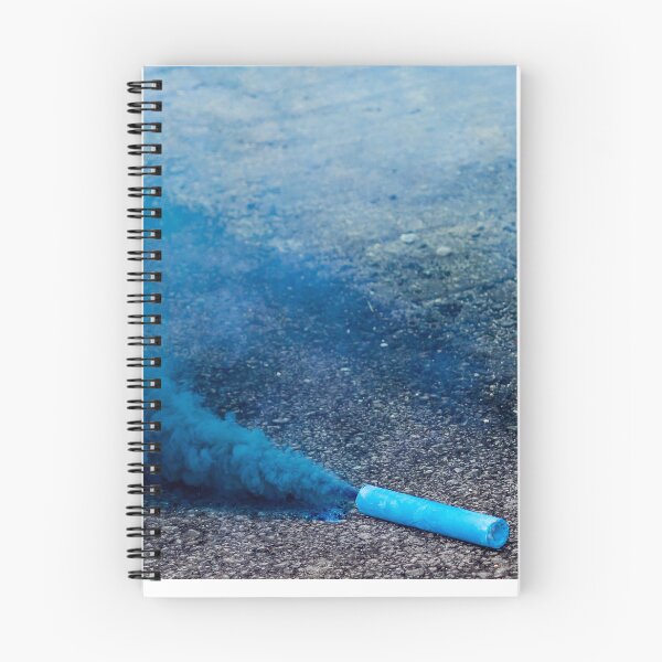 Item preview, Copy of Blue Smoke Bomb Releasing Vibrant Smoke on Outdoor Pavement Surface designed and sold by Nmallia.
