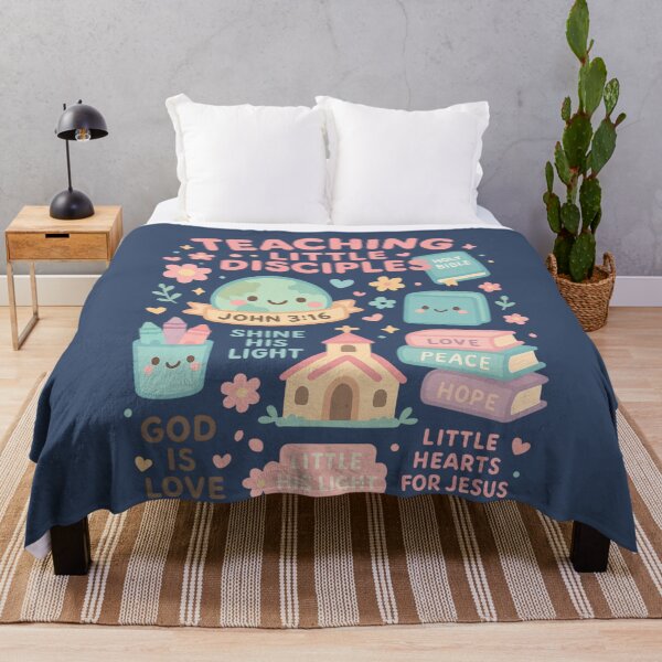 Item preview, Teaching Little Disciples Kawaii Christian T-Shirt – Cute Bible Verse John 3:16 Pastel Faith Shirt, God Is Love designed and sold by AmenAlways.