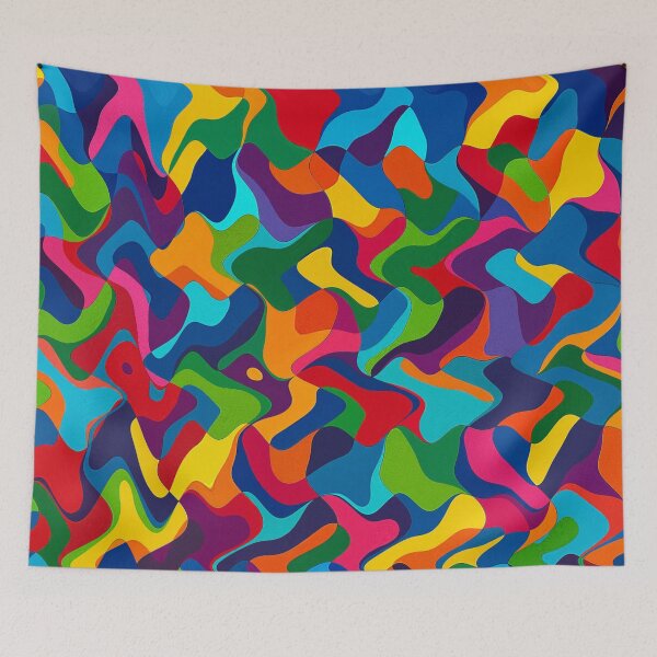 Item preview, Colourful organic forms designed and sold by Sigtrix.