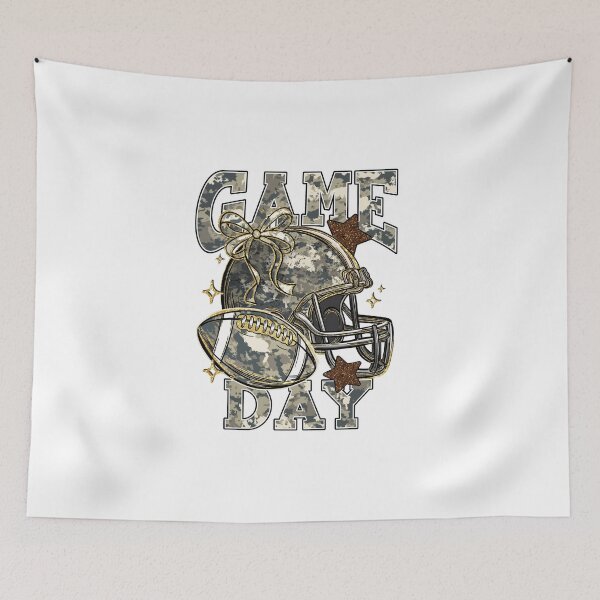 Item preview,  Glitter Game Day, Sport Lovers, Football America,  designed and sold by vintagearttee.