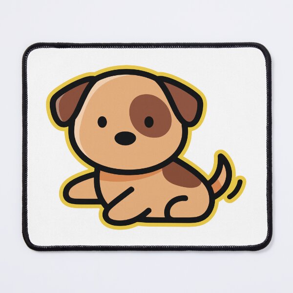 Item preview, Cartoon Style Little Cute Dog designed and sold by Brainstorming99.