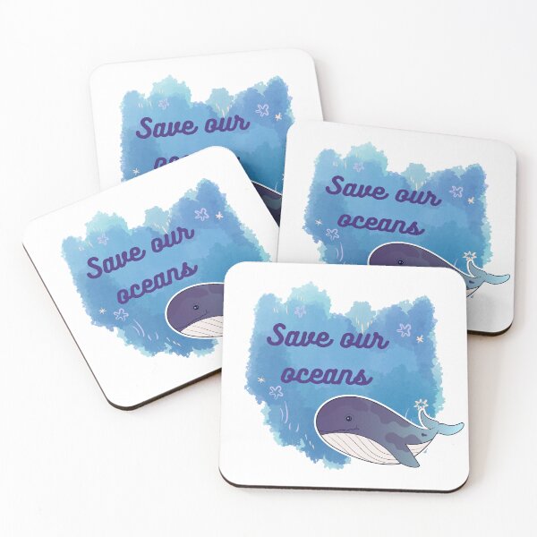 Item preview, Save Our Oceans Whale Design designed and sold by mildlyagitated.