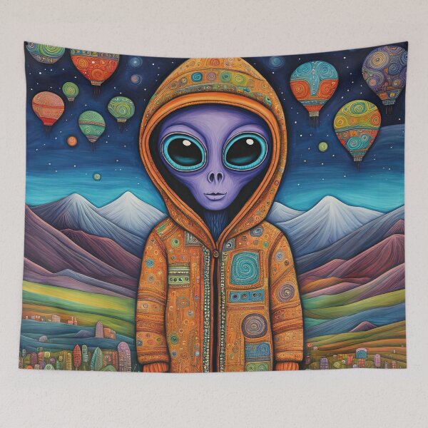 Item preview, Alien in Mongolia designed and sold by Colin Bentham.