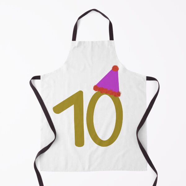 Item preview, Happy Tenth Birthday Number 10 designed and sold by Ikattyg.