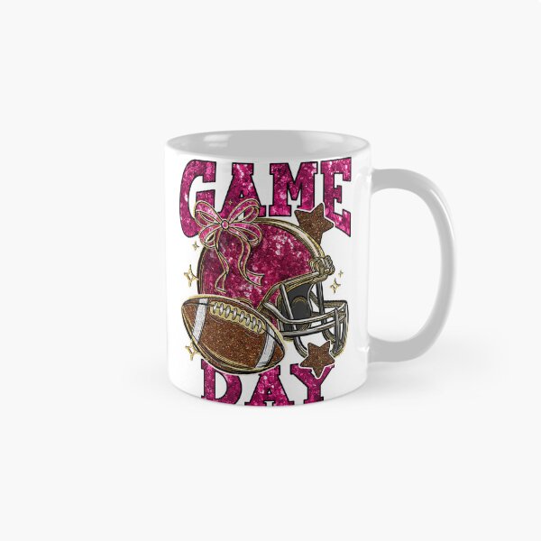 Item preview, Pink Glitter Game Day, Sport Lovers, Football America,  designed and sold by vintagearttee.