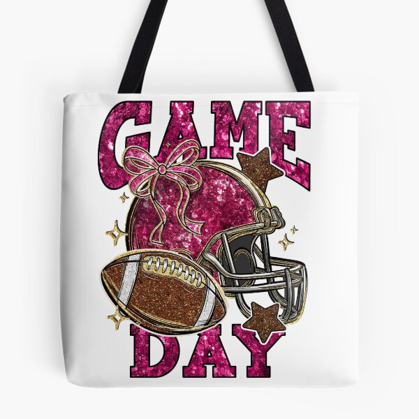 Item preview, Pink Glitter Game Day, Sport Lovers, Football America,  designed and sold by vintagearttee.