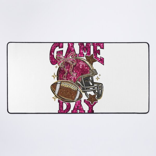 Item preview, Pink Glitter Game Day, Sport Lovers, Football America,  designed and sold by vintagearttee.