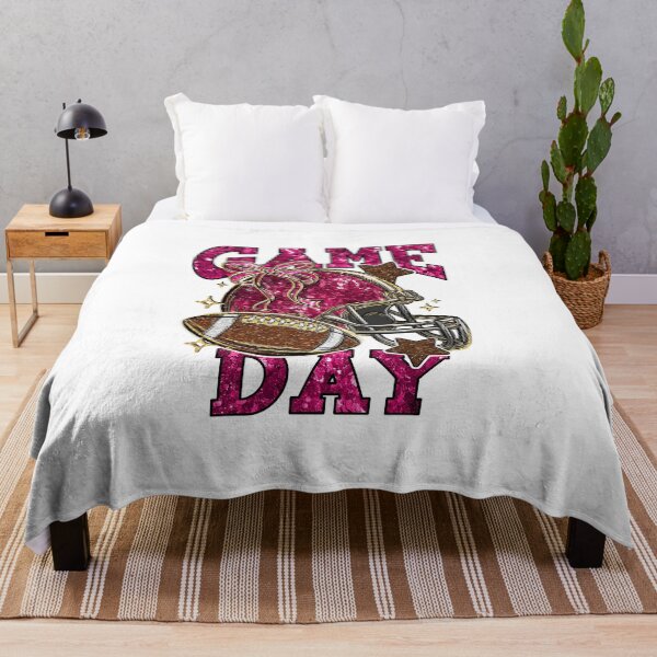 Item preview, Pink Glitter Game Day, Sport Lovers, Football America,  designed and sold by vintagearttee.