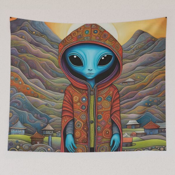 Item preview, Alien in Mongolia designed and sold by Colin Bentham.