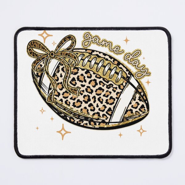 Item preview, Leopard Glitter Game Day, Football America designed and sold by vintagearttee.