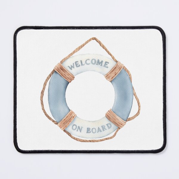 Item preview, Lifebuoy watercolor art designed and sold by InnaPatiutko.