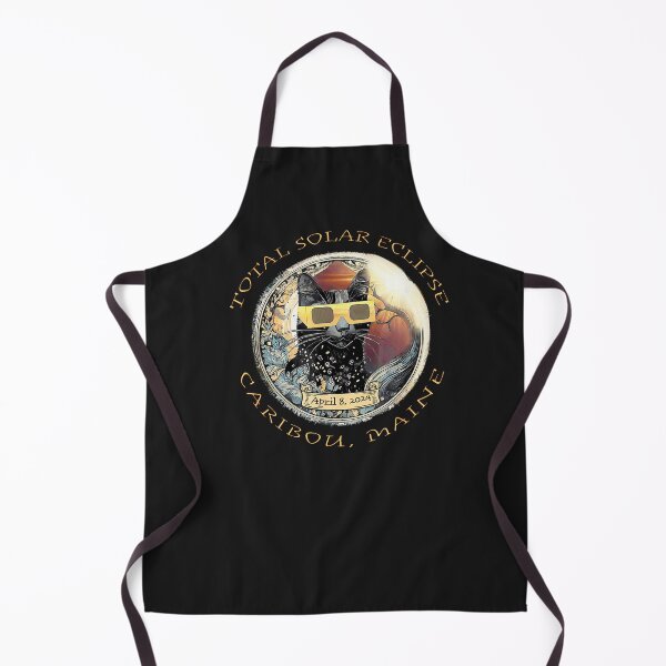 Item preview, Caribou-Maine-2024-Total-Solar-Eclipse-Funny-Cat-Design designed and sold by levenswc.