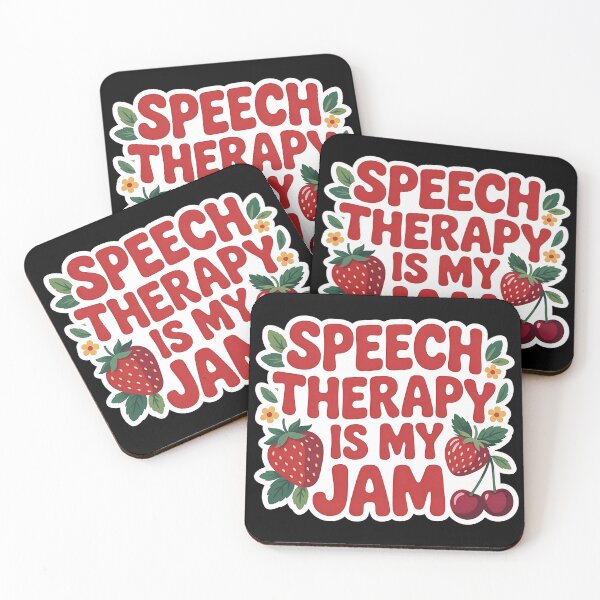 Item preview, Speech Therapy is My Jam SLP Speech Language Pathology designed and sold by BLZART.