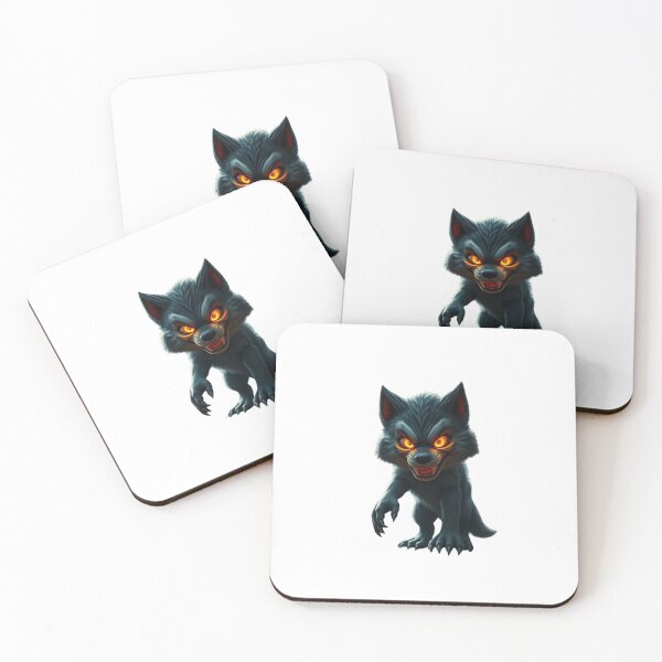 Item preview, Cute but Scary Werewolf – Halloween Night Photorealistic Monster Art designed and sold by PixelVibe782.
