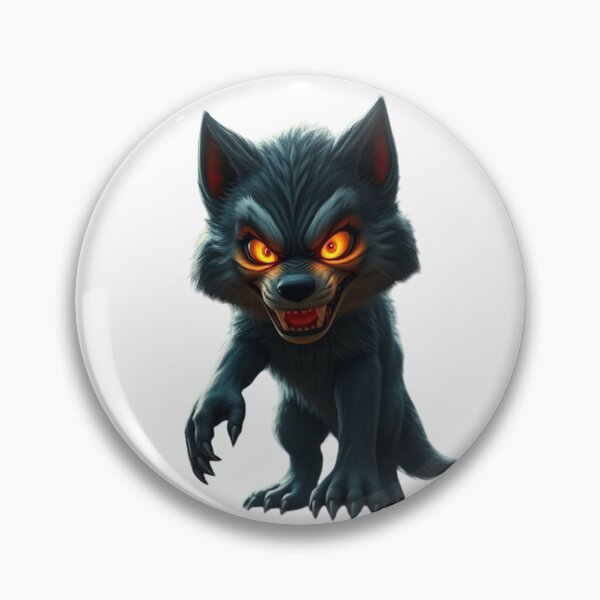 Item preview, Cute but Scary Werewolf – Halloween Night Photorealistic Monster Art designed and sold by PixelVibe782.