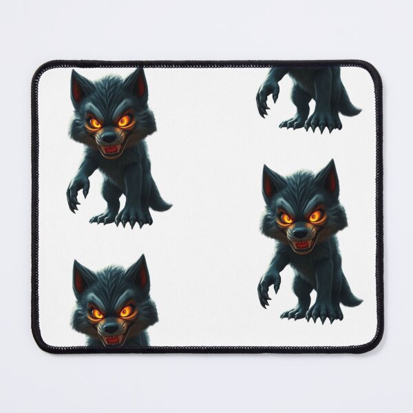 Item preview, Cute but Scary Werewolf – Halloween Night Photorealistic Monster Art designed and sold by PixelVibe782.