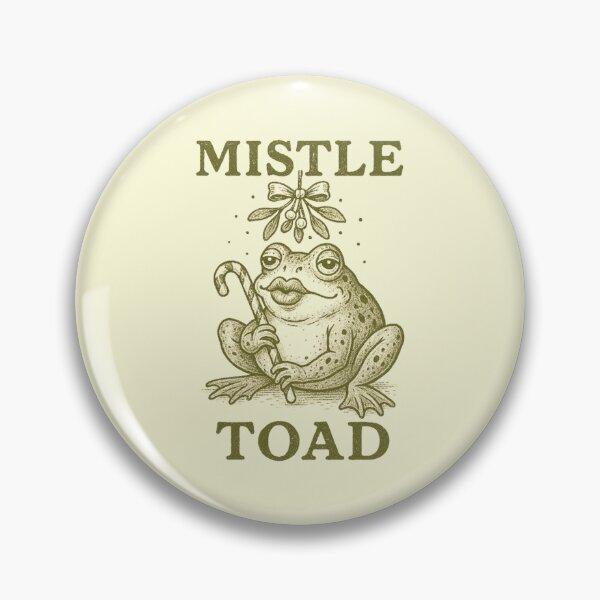 Item preview, A funny vintage christmas frog (mistle toad)  designed and sold by halazidan.