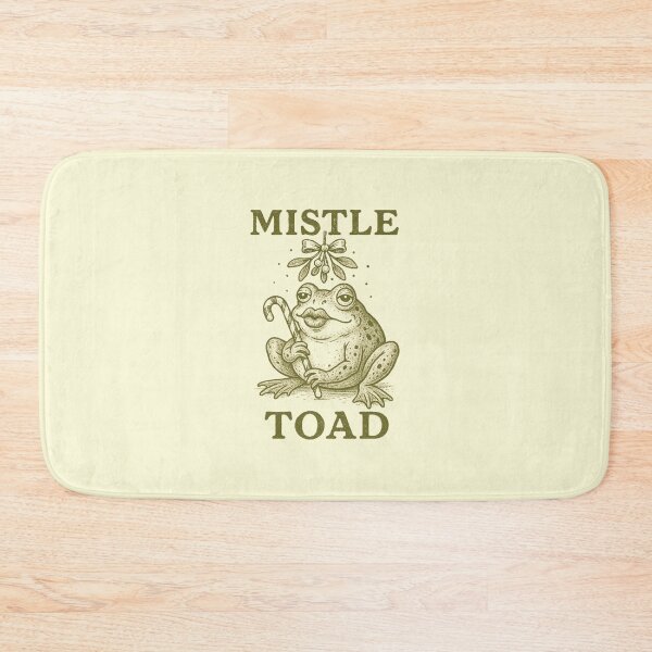 Item preview, A funny vintage christmas frog (mistle toad)  designed and sold by halazidan.