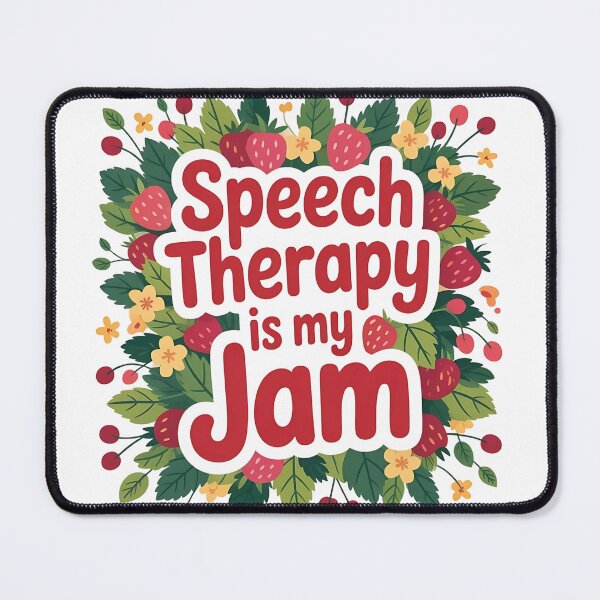 Item preview, Speech Therapy is My Jam SLP Speech Language Pathology designed and sold by BLZART.