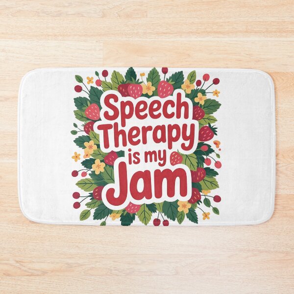 Item preview, Speech Therapy is My Jam SLP Speech Language Pathology designed and sold by BLZART.