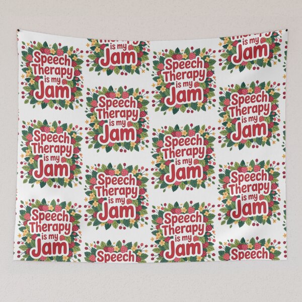 Item preview, Speech Therapy is My Jam SLP Speech Language Pathology designed and sold by BLZART.